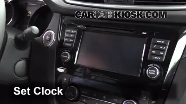 2014 Nissan Rogue SL 2.5L 4 Cyl. Horloge Régler l'horloge
